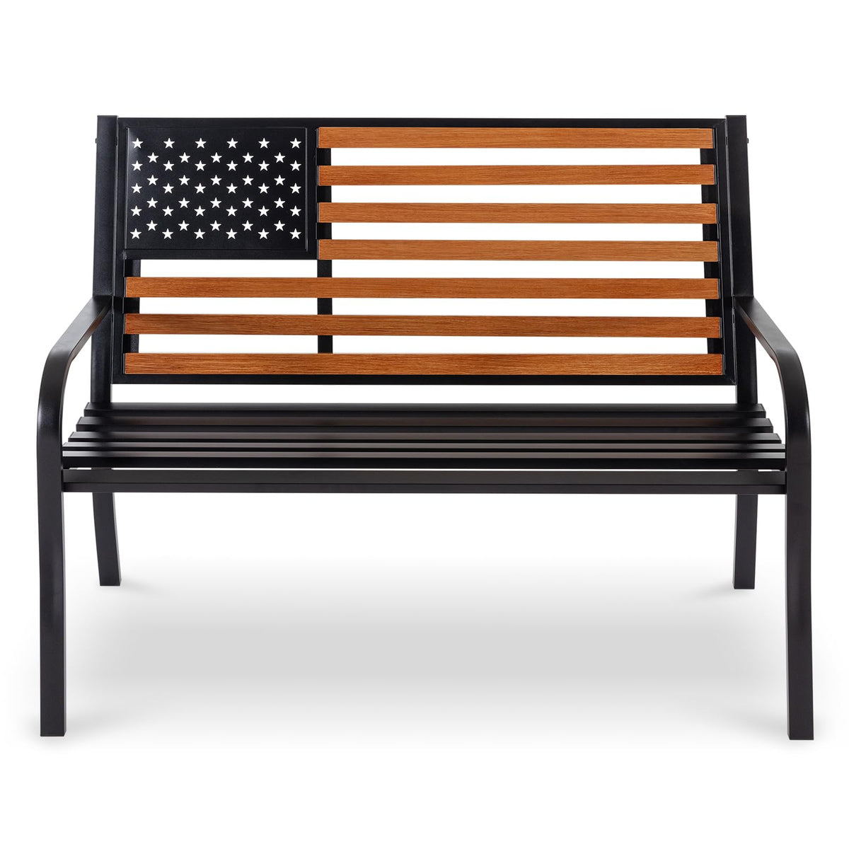 50" Outdoor Garden Bench with Weatherproof Seat A16196