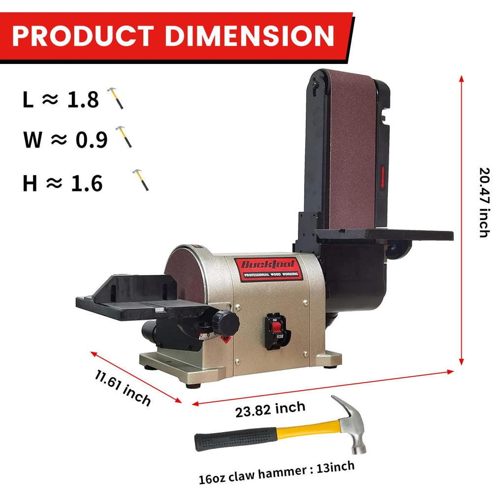 Bench Belt Disc Sander 4x36" Belt 6" Disc C39333