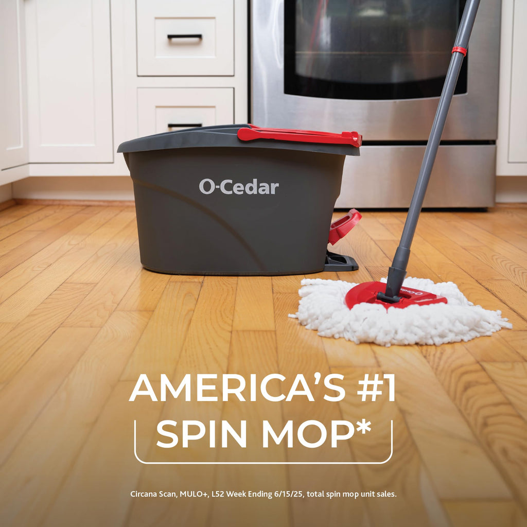 Microfiber Spin Mop & Bucket Floor Cleaning System with 2 Refills A3896