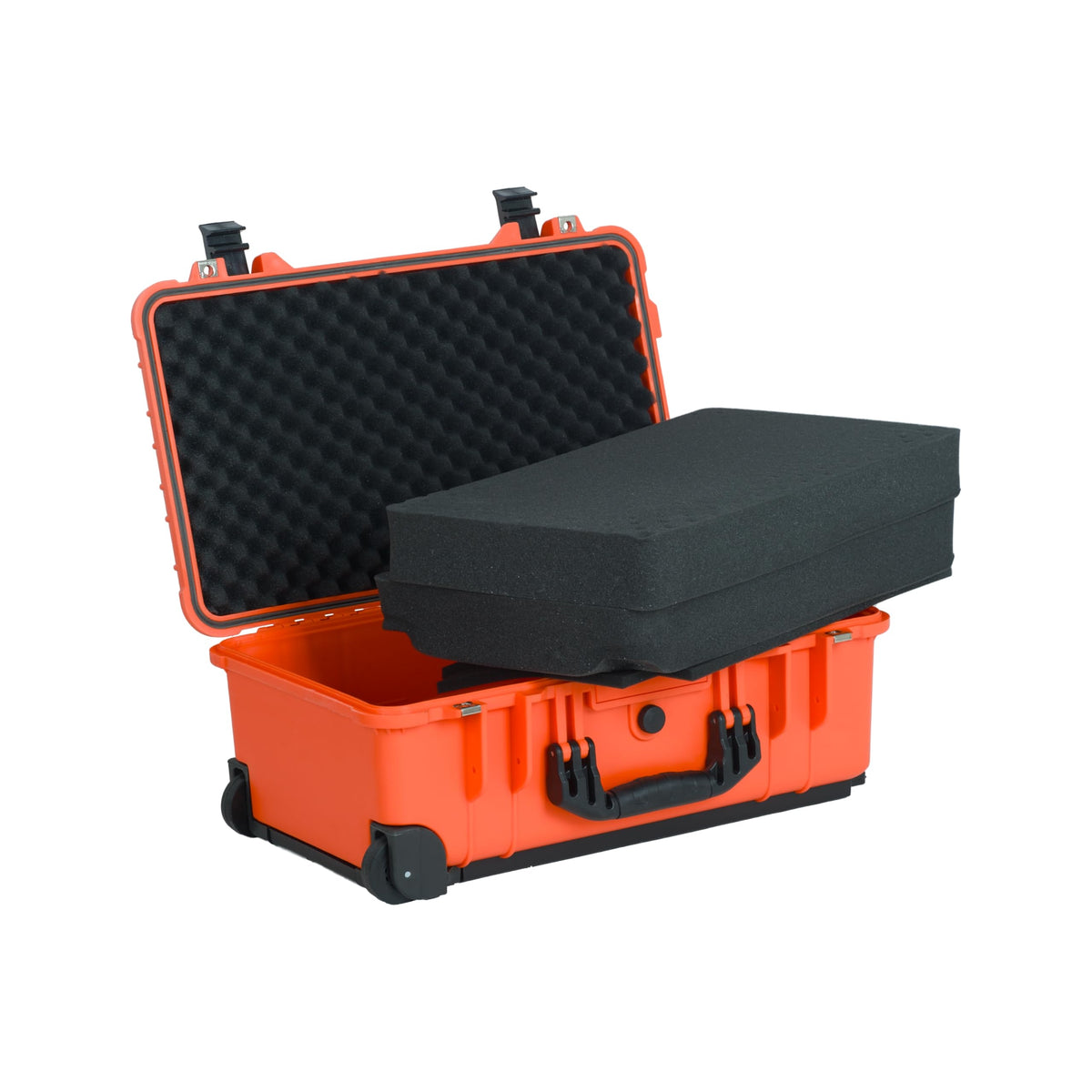 Orange Rolling Waterproof Hard Camera Case K6587