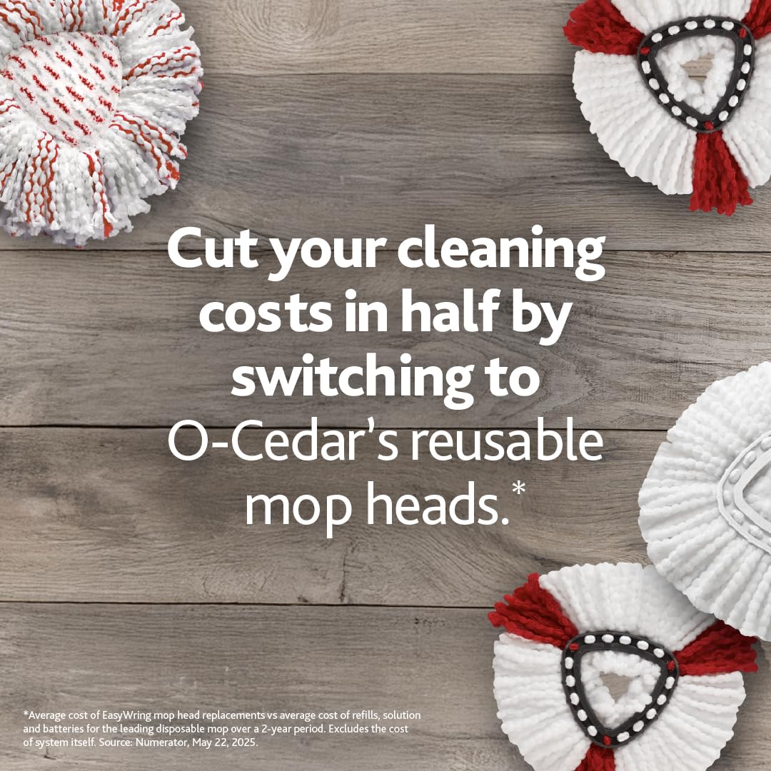Microfiber Spin Mop & Bucket Floor Cleaning System with 2 Refills A3896