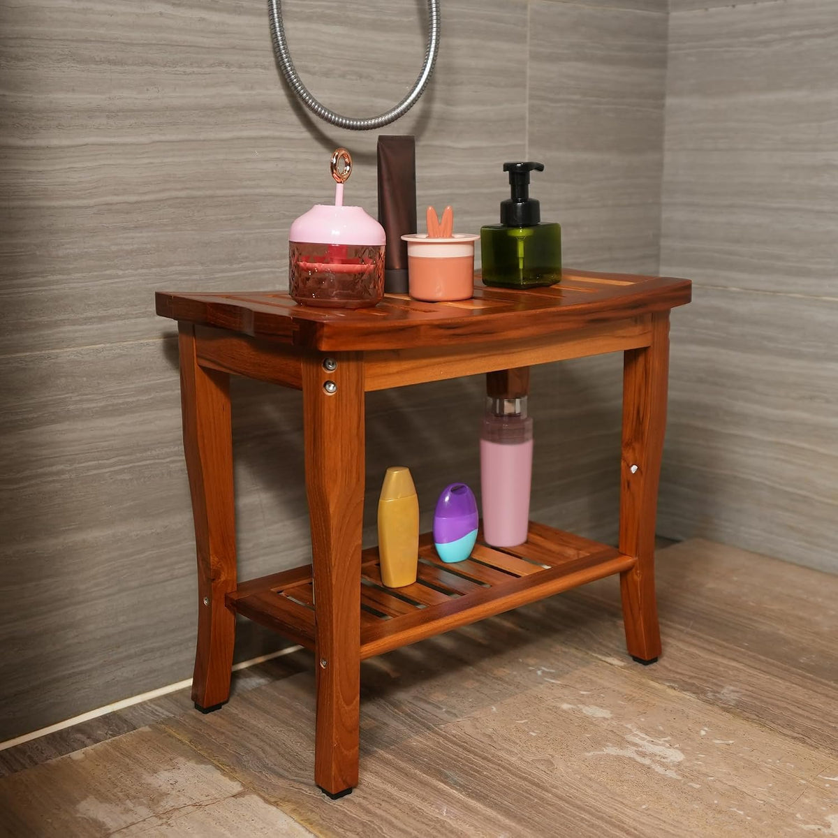 Teak Shower Bench Q494