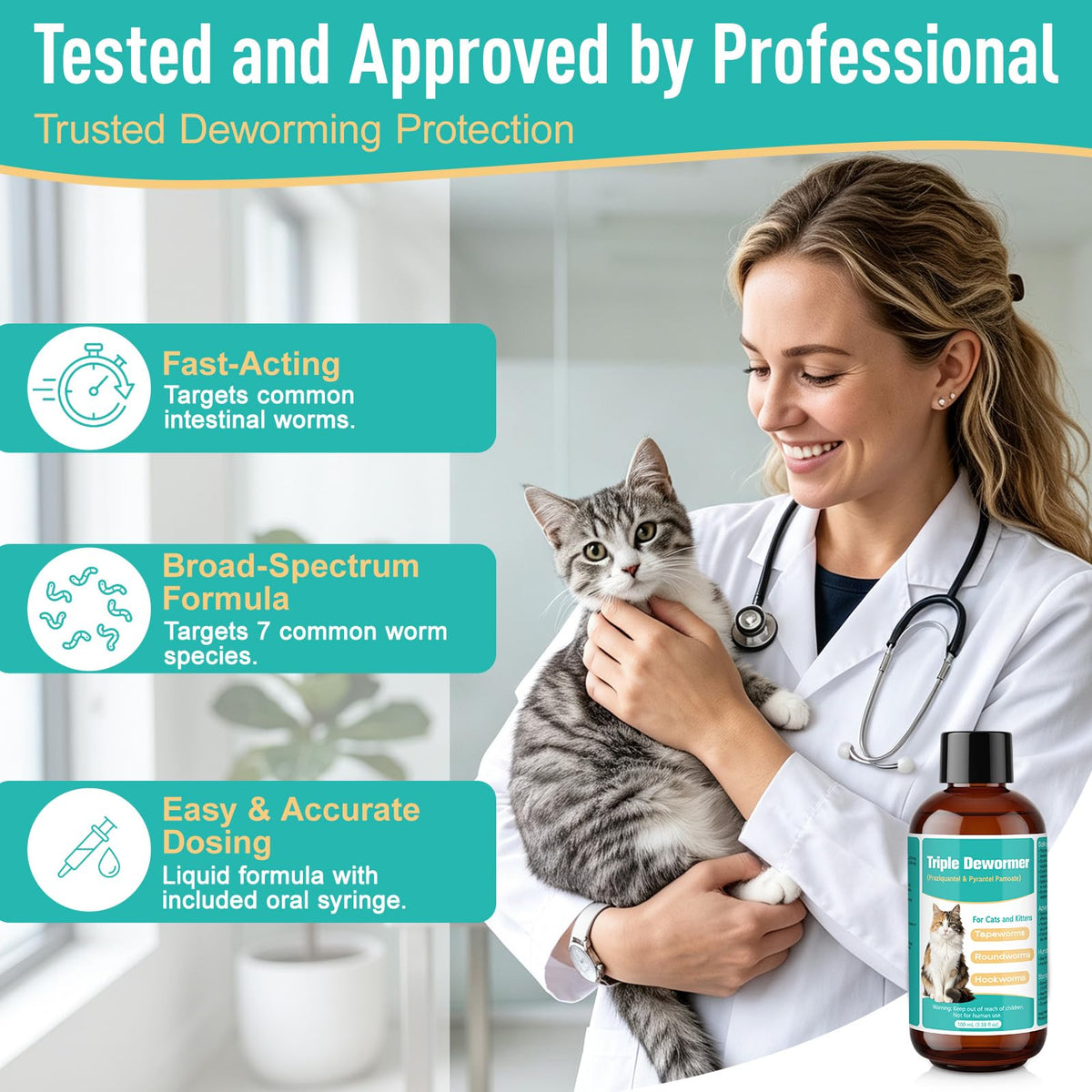 Cat Dewormer Liquid L86086