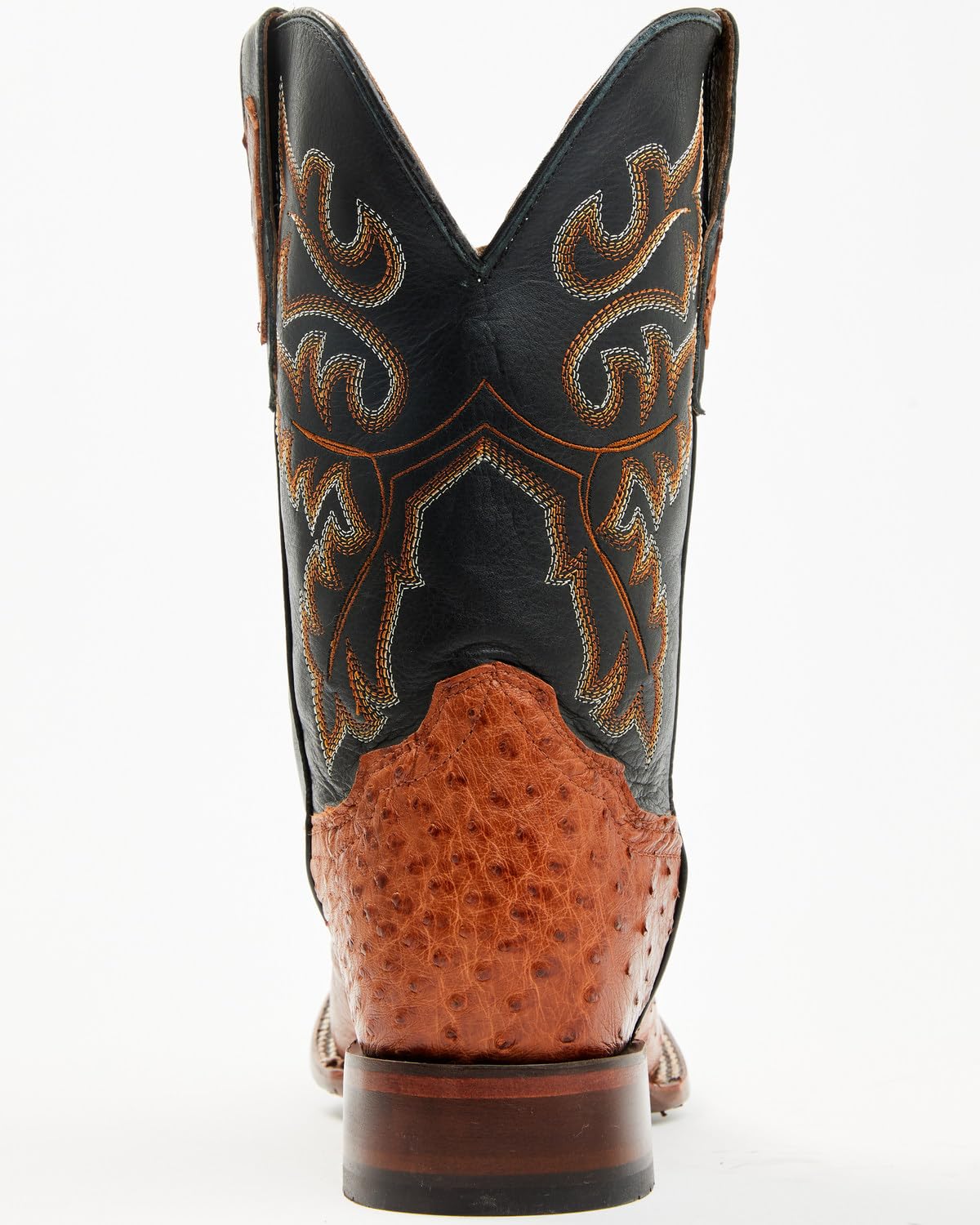 Ostrich Western Boot Broad Square Toe Z7832