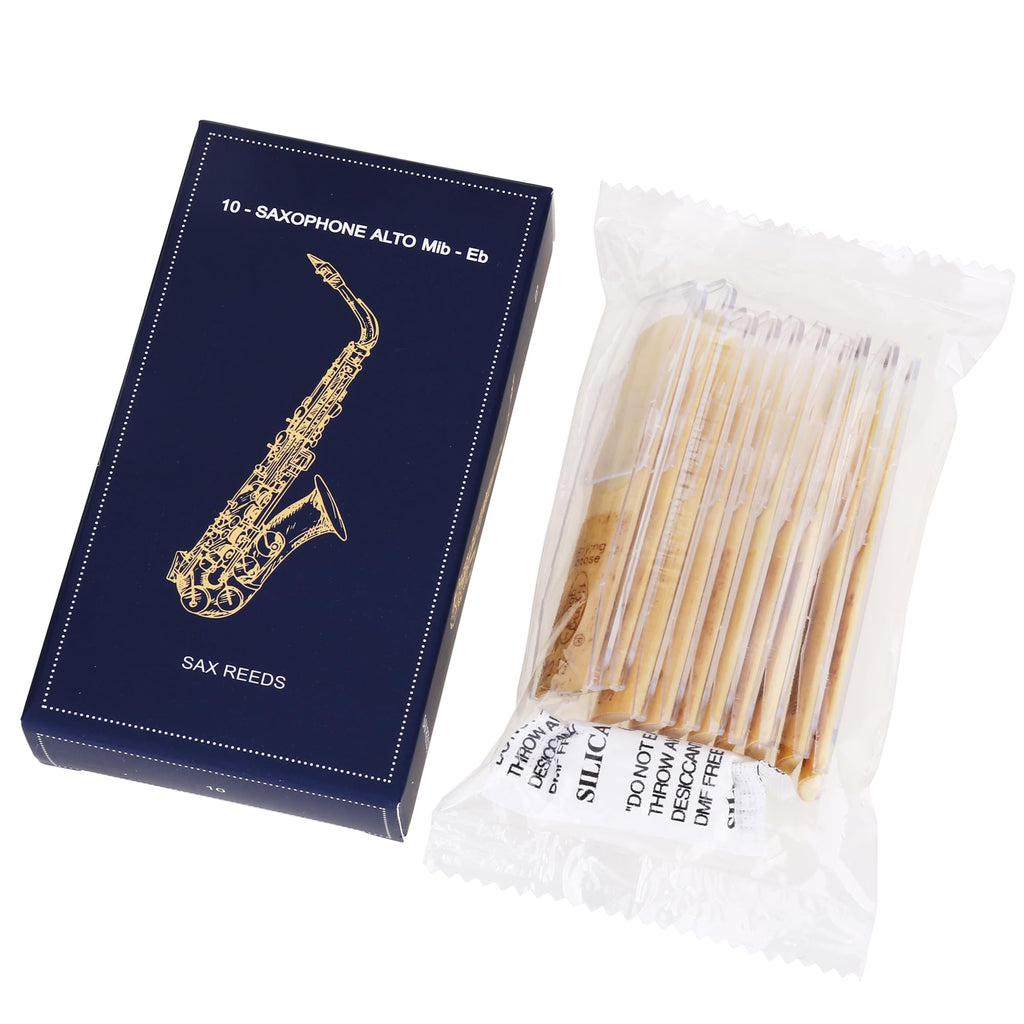 Alto Saxophone Reeds Strength 2.5 Natural Cane 10-Pack W296