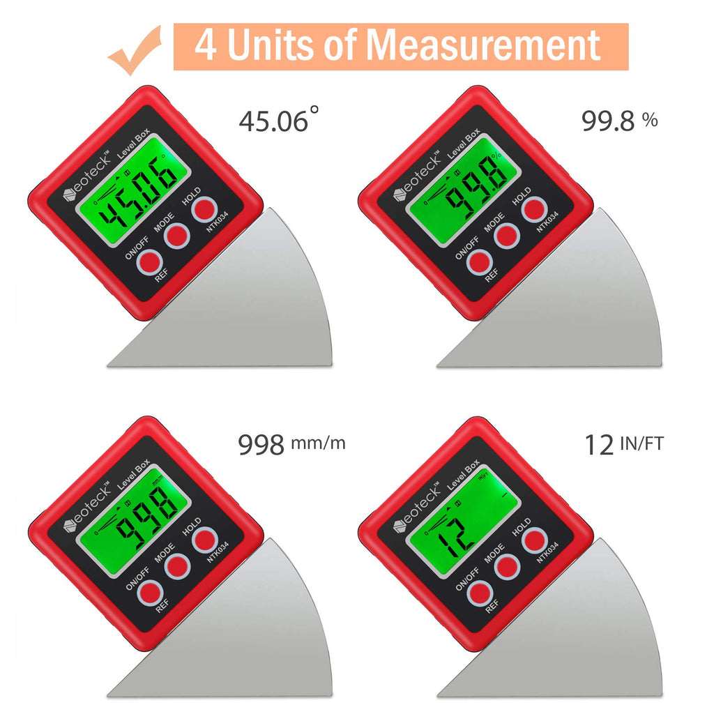 Digital Angle Finder with Magnetic Base S62892