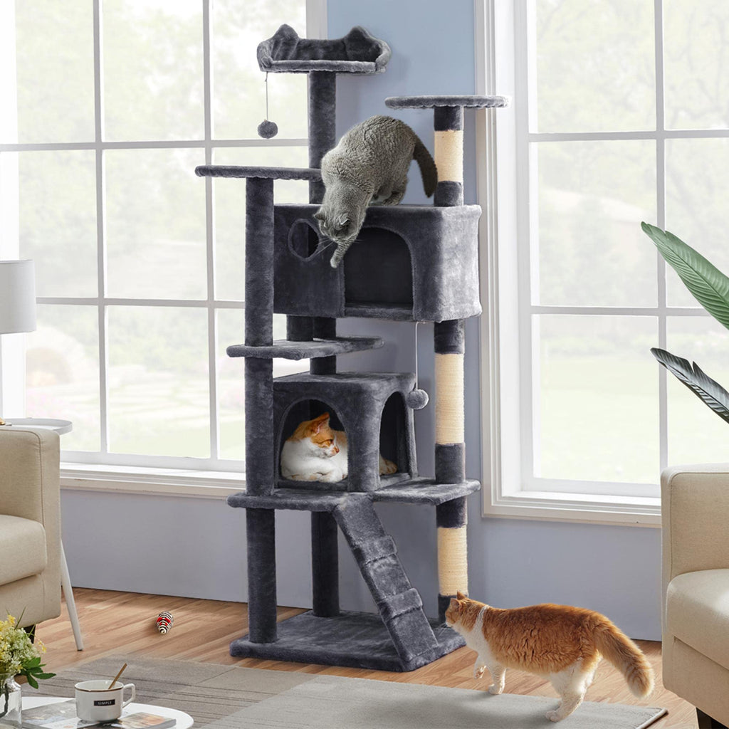 70in Cat Tree with Sisal Scratching Post V3784