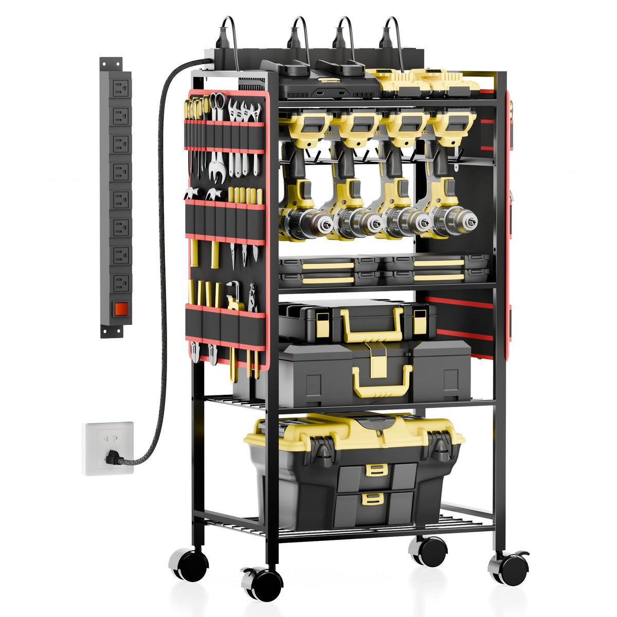 Rolling Tool Organizer Cart O7116
