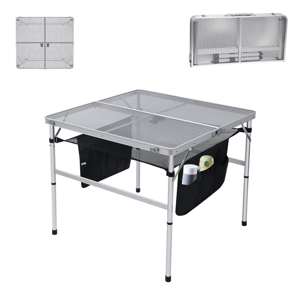 Height Adjustable Aluminum Folding Table U744679