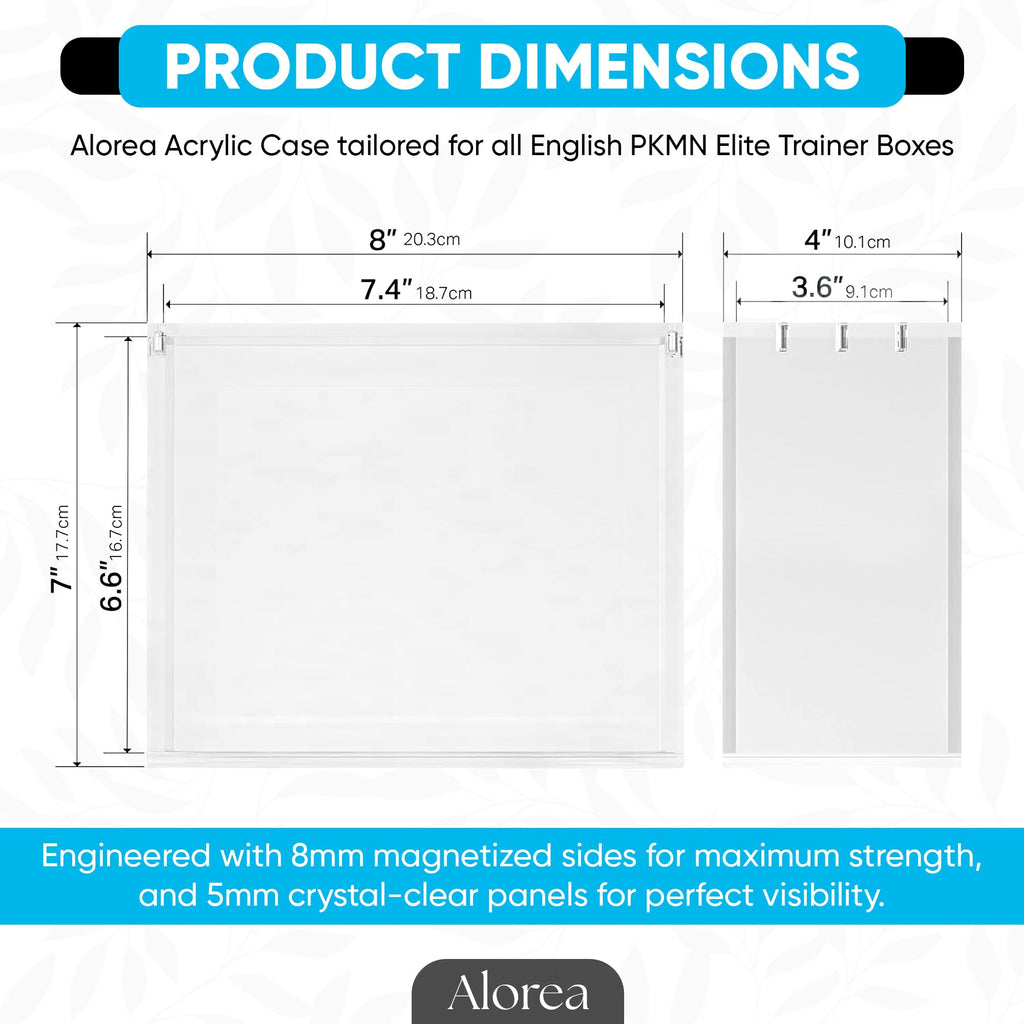 Acrylic Display Case with Magnetic Lid V32916