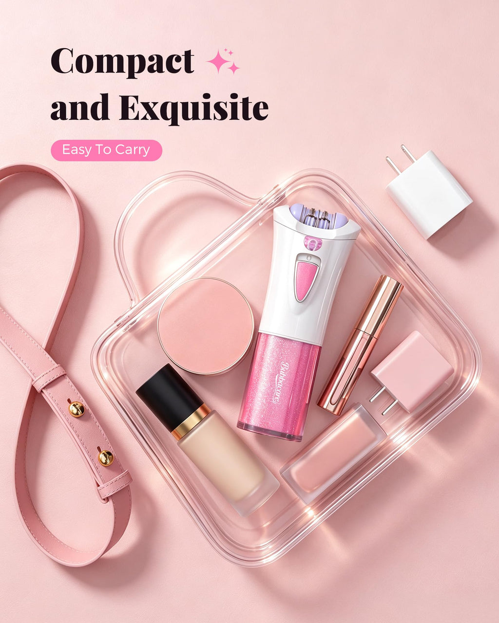 Portable Electric Facial Epilator with LED F67589