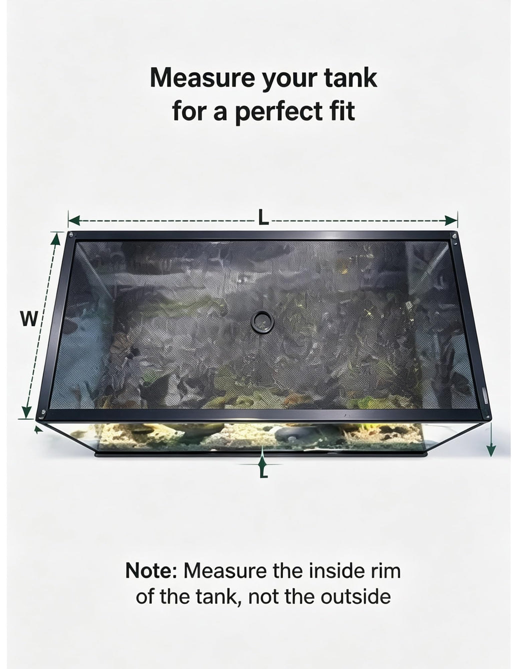 Aluminum Fish Tank Mesh Lid I404