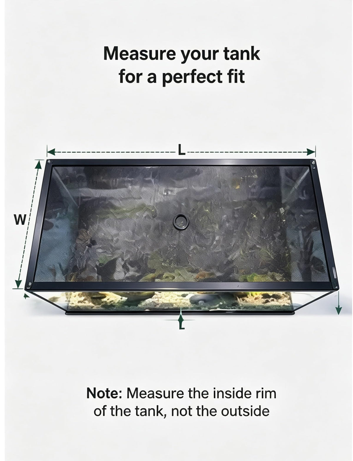 Aluminum Fish Tank Mesh Lid I404