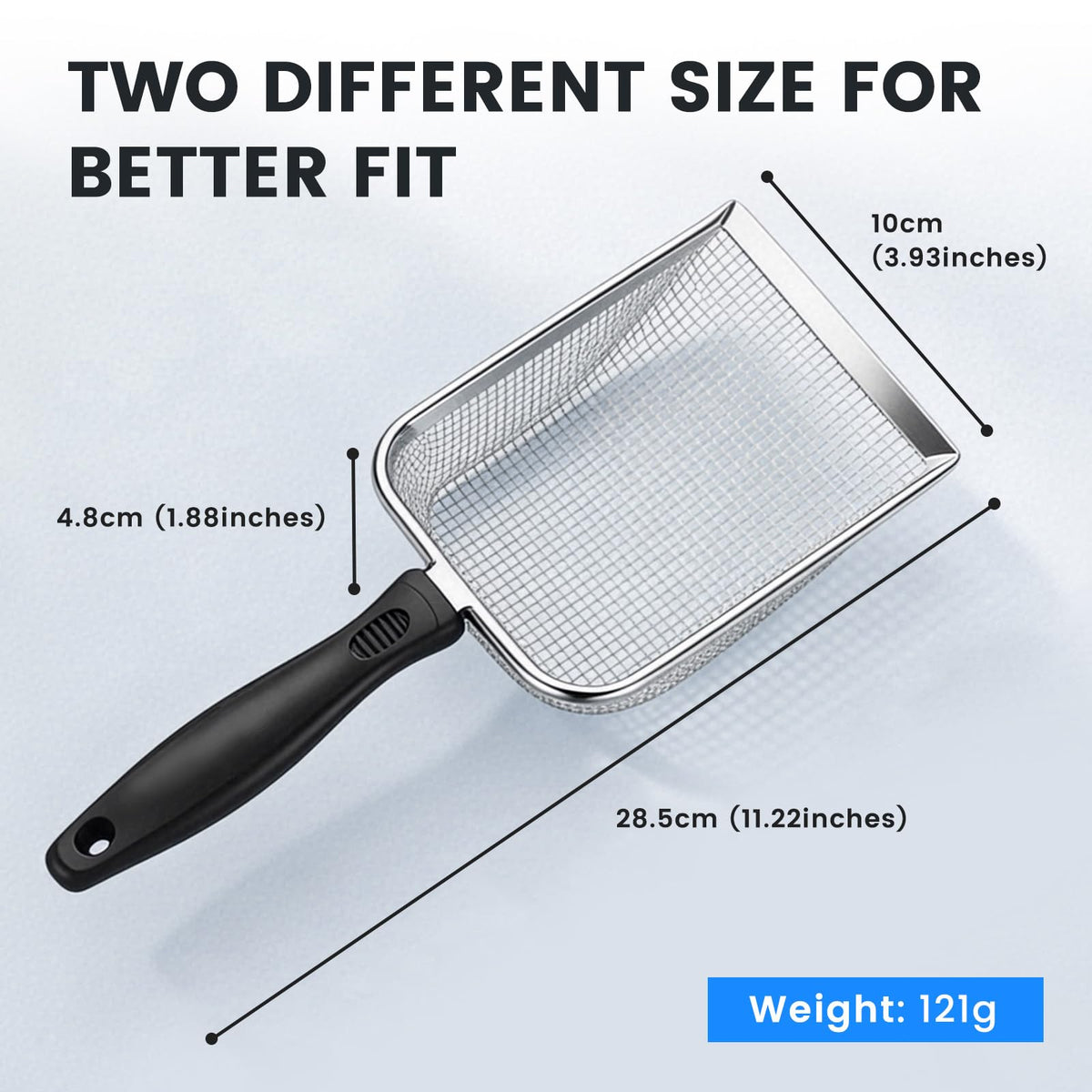 Stainless Steel Mesh Cat Litter Scoop 2.8mm Hole Z75801