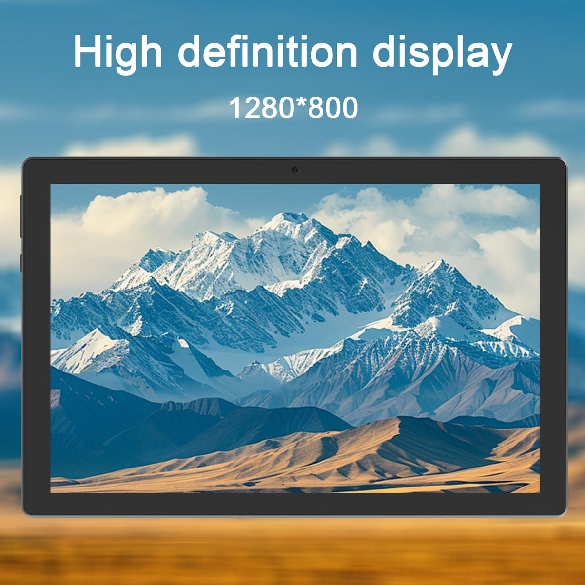 Android 15 Tablet 10 Inch 12GB RAM 64GB ROM 2 in 1 with Keyboard Case Mouse Stylus W141295