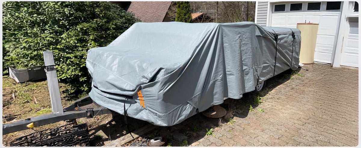 Waterproof Pop Up Camper Tent Trailer Cover 10'-12' R191