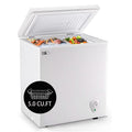 5.0 Cu.Ft White Chest Freezer with Removable Basket R240877
