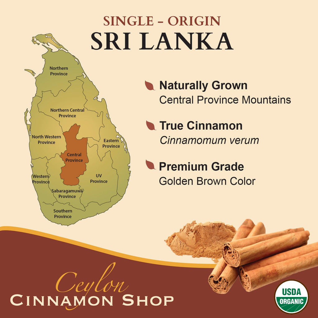 Organic Ceylon Cinnamon Capsules, 90 Count J4854