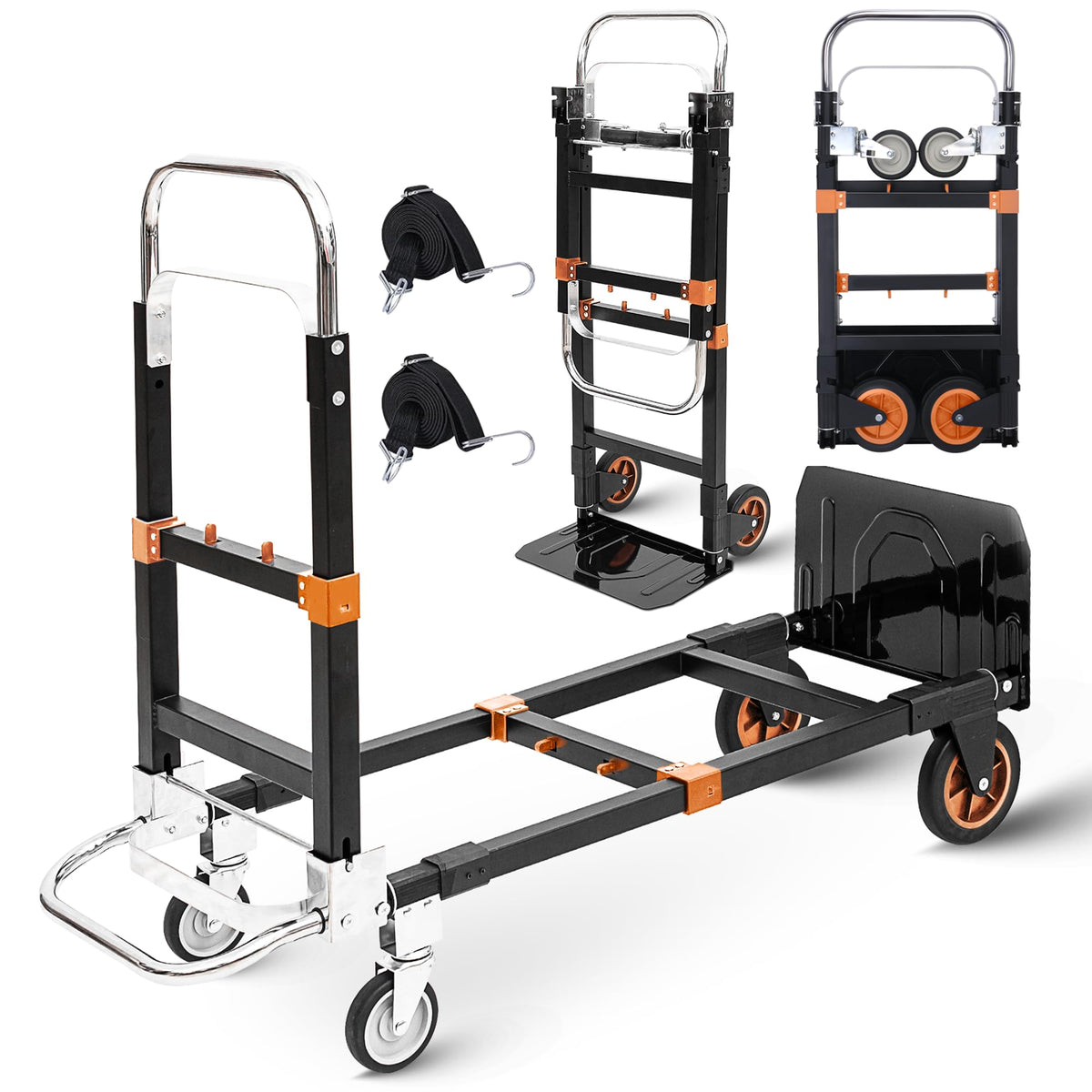 3 in 1 Folding Hand Truck 500lbs Capacity X910655
