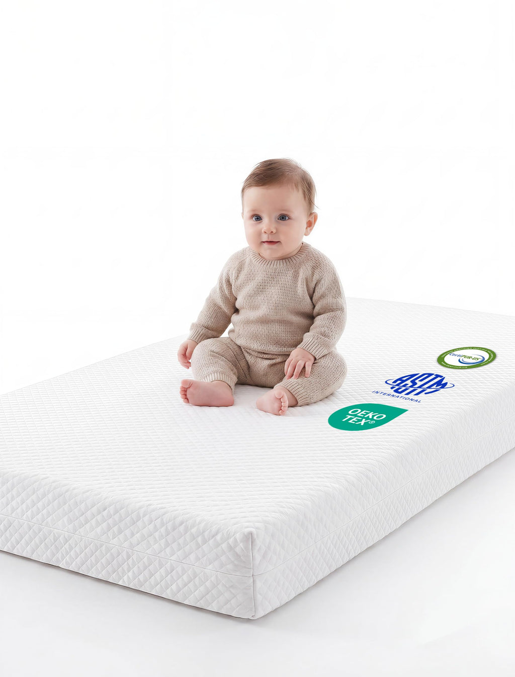 Dual-Sided Memory Foam Waterproof Crib Mattress I550