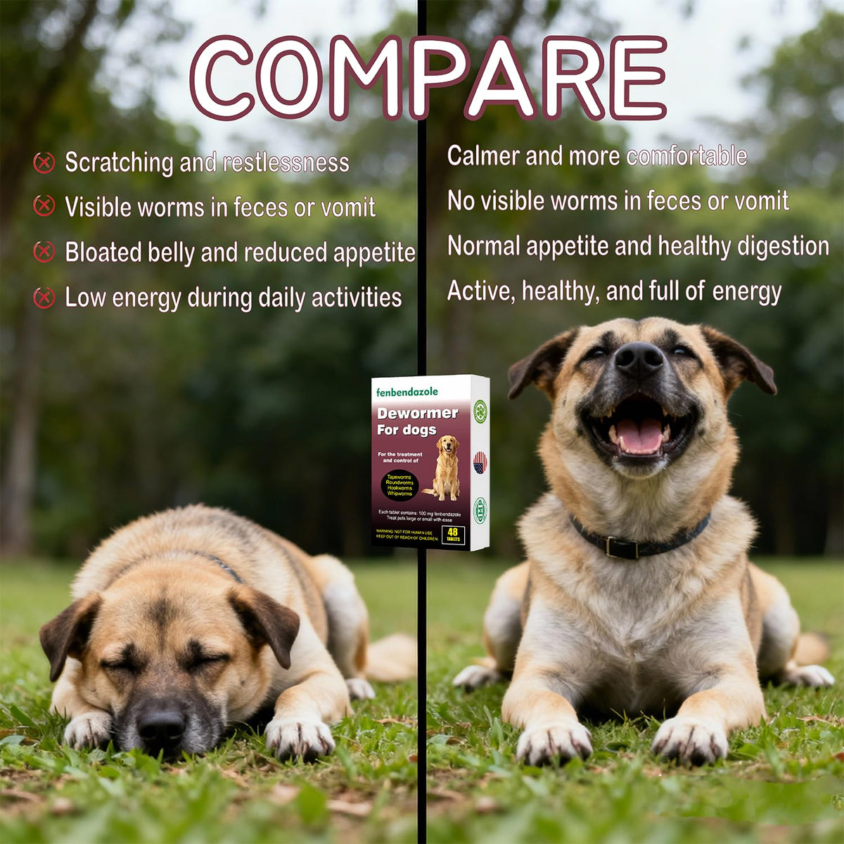 Dogs Dewormer 48 Count D320