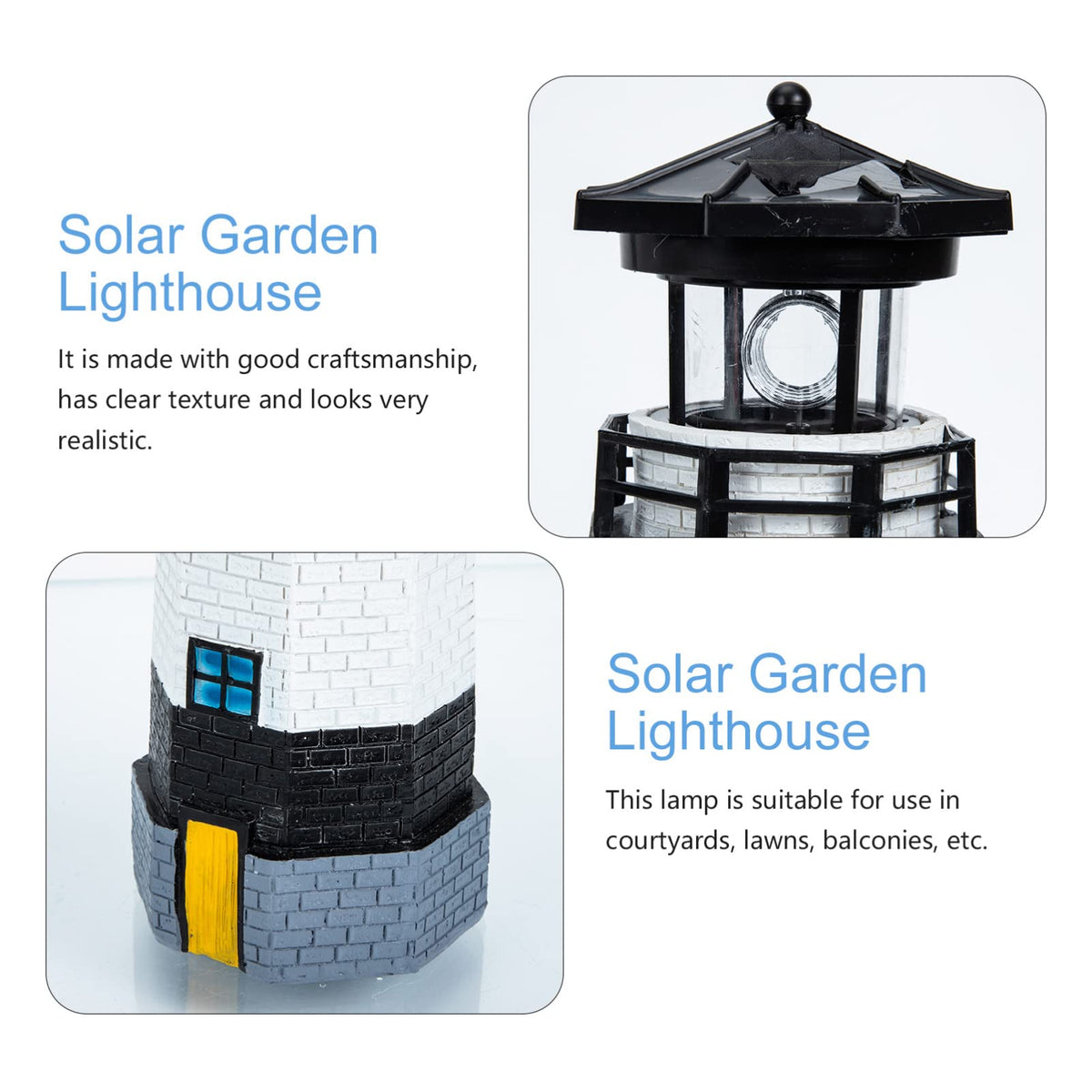 Solar Powered Rotating Garden Statue X11621