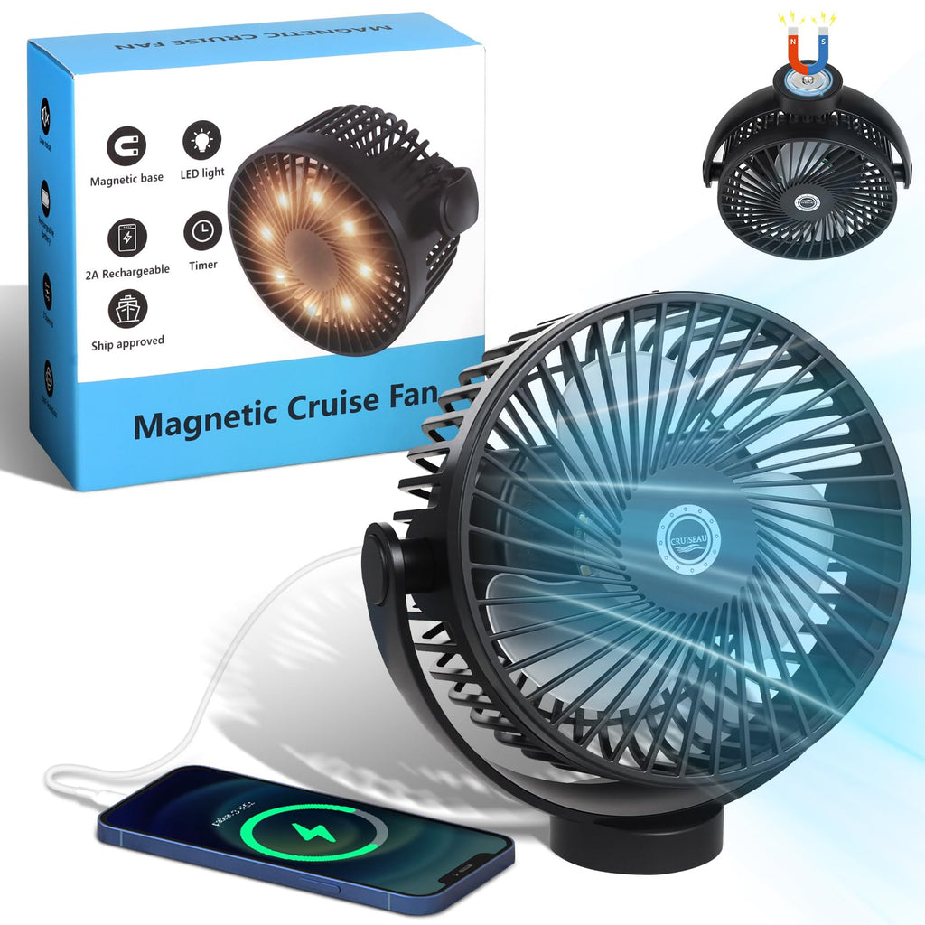 Magnetic Cruise Fan with 8000mAh Rechargeable Battery Q37330