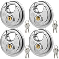 Keyed-Alike Disc Padlock 4-Pack W487