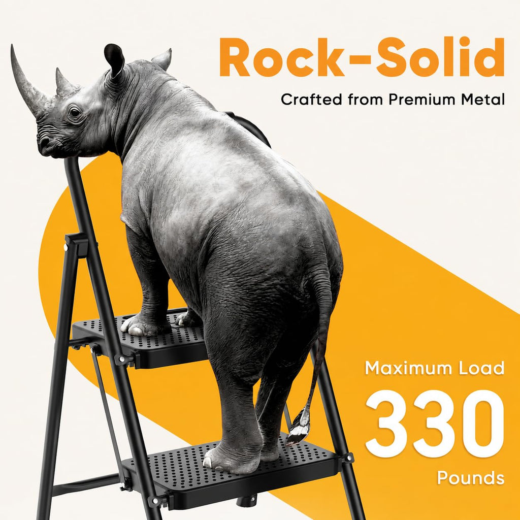 Two Step Ladder with Safety Lock N919492