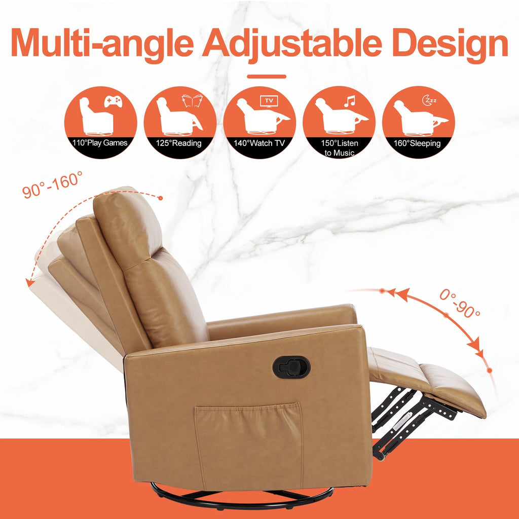 360 Swivel Rocker Recliner Chair C726