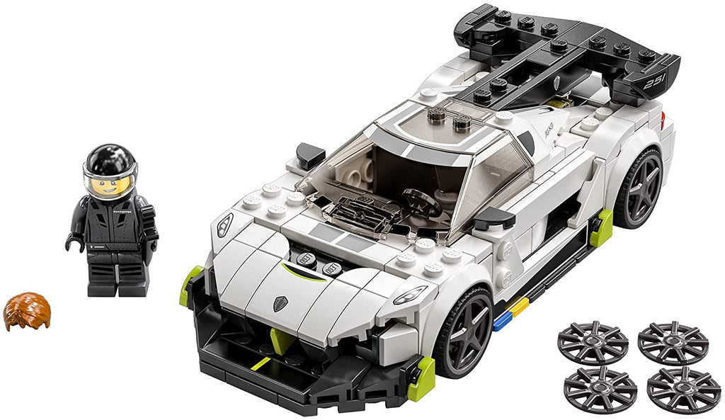 Racing Sports Car Toy with Driver Minifigure X817481