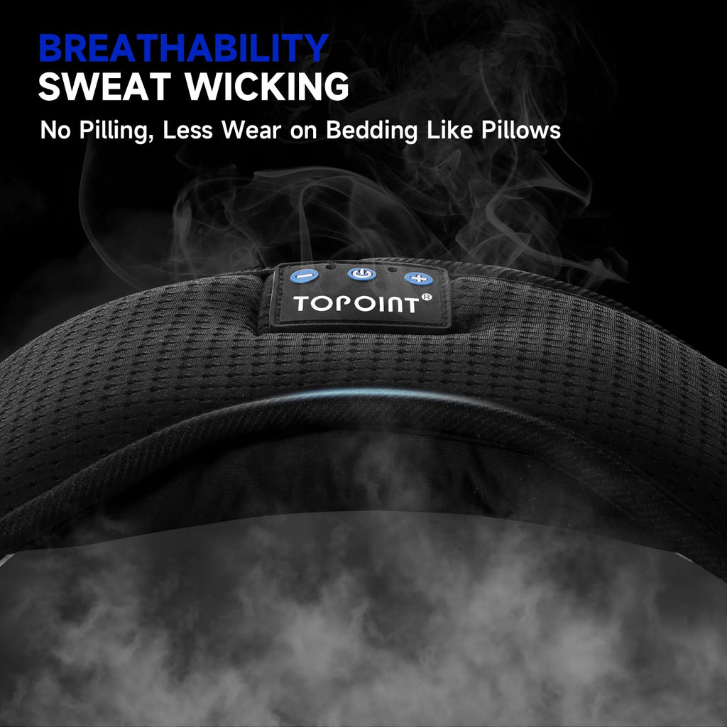 Cotton Sleep Mask Headphones Bluetooth Wireless with Microphone G41615