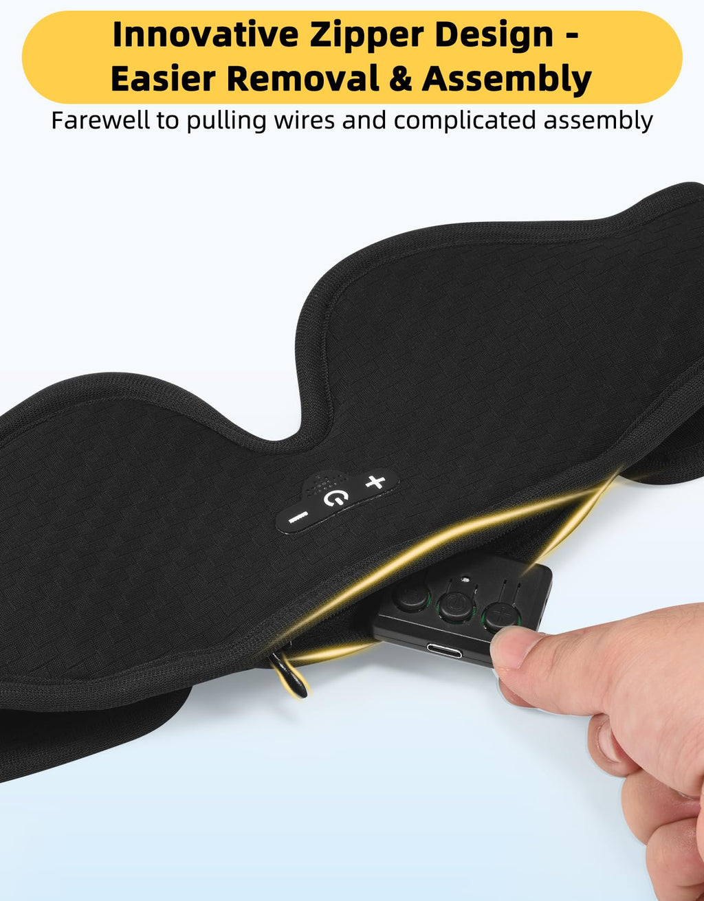 Adjustable Sleep Mask with Bluetooth Headphones X2783