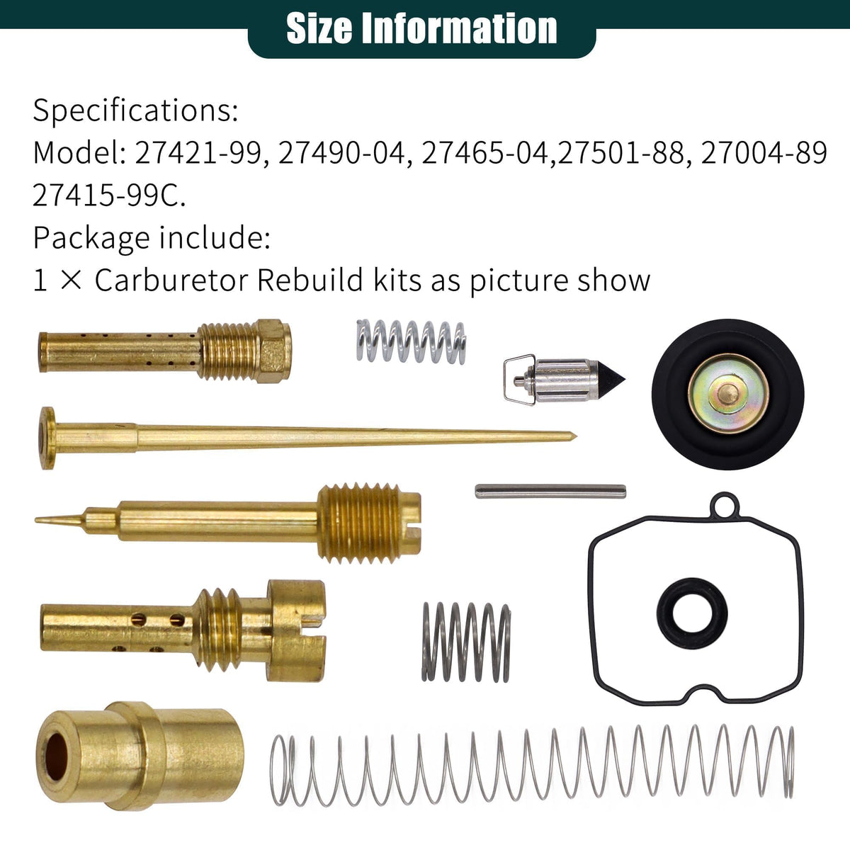40mm Carburetor Rebuild Kit E934