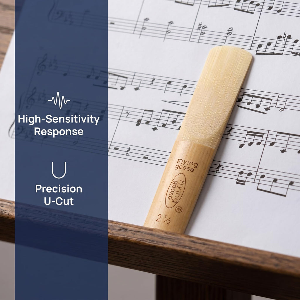 Alto Saxophone Reeds Strength 2.5 Natural Cane 10-Pack W296