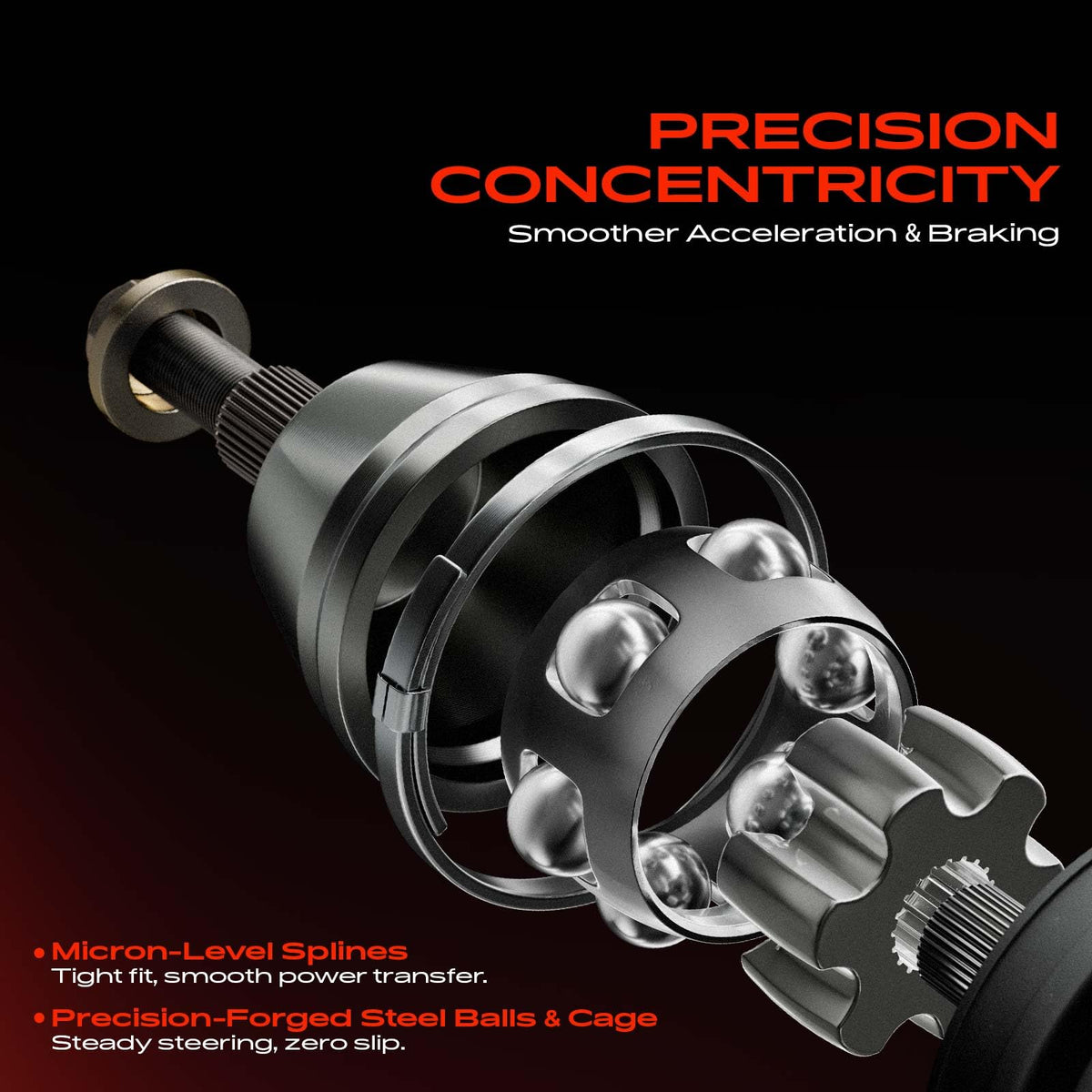 Front CV Axle Shaft Assembly P711152