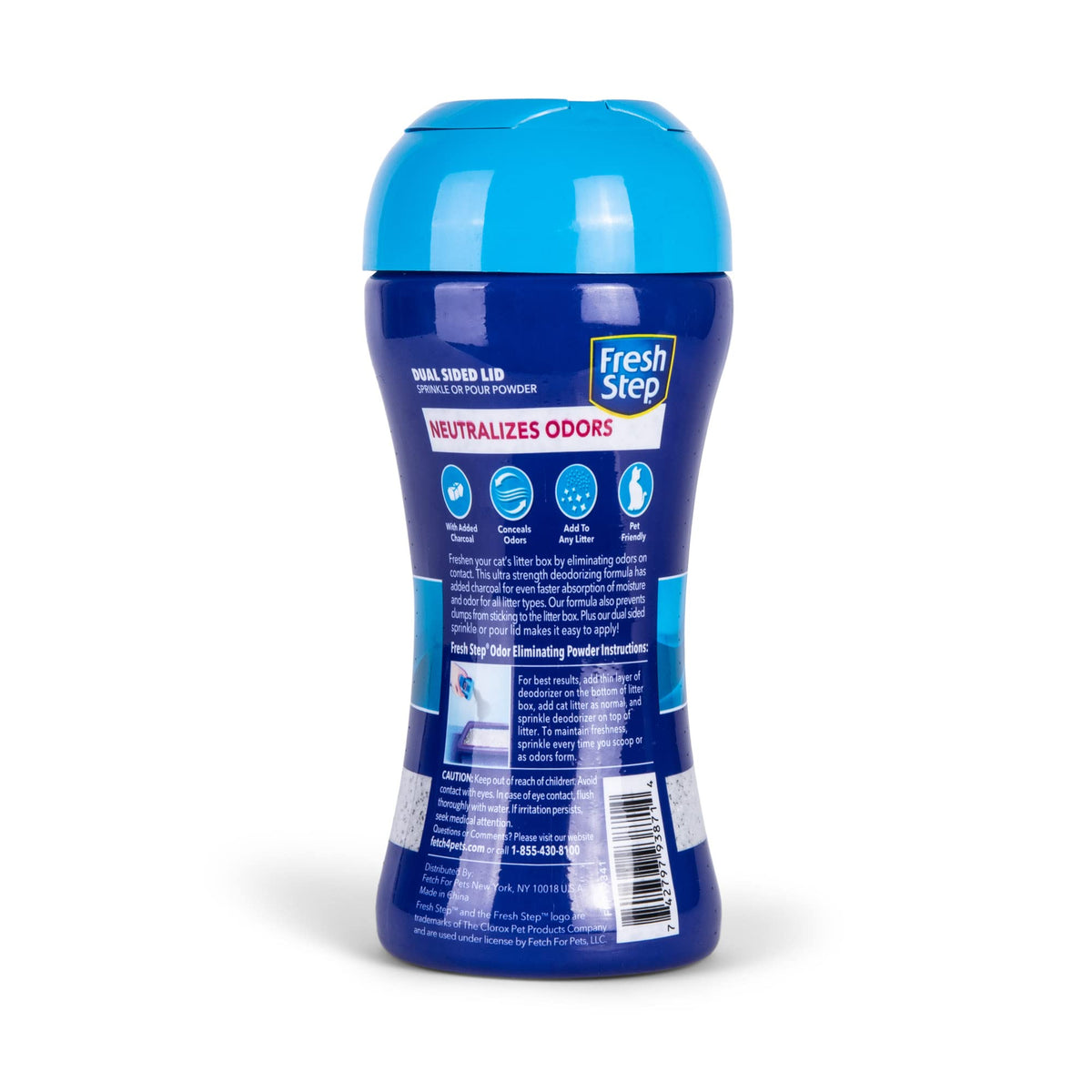 Charcoal Odor Eliminating Cat Litter Box Powder, 15 Oz, 2-Pack T96854