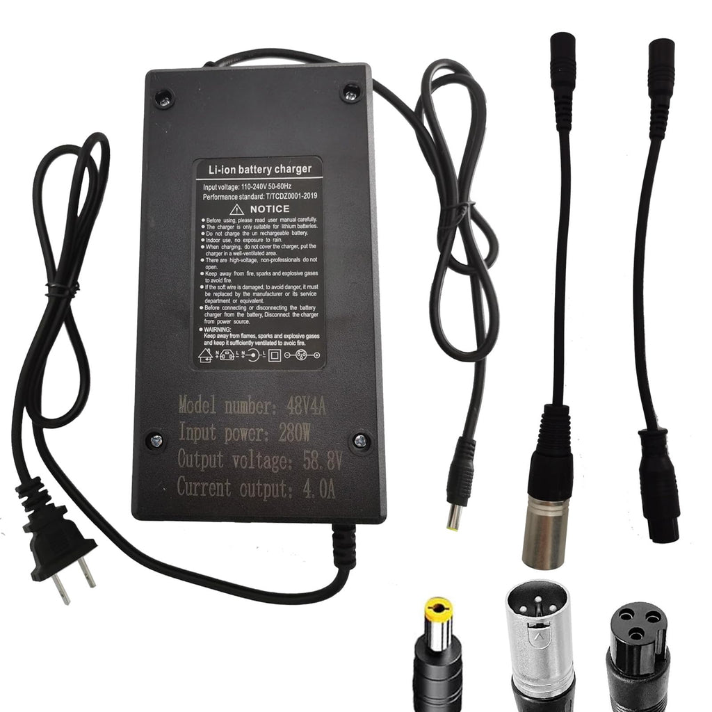 58.8V 4A 3-Plug Lithium Li-ion Battery Charger T561