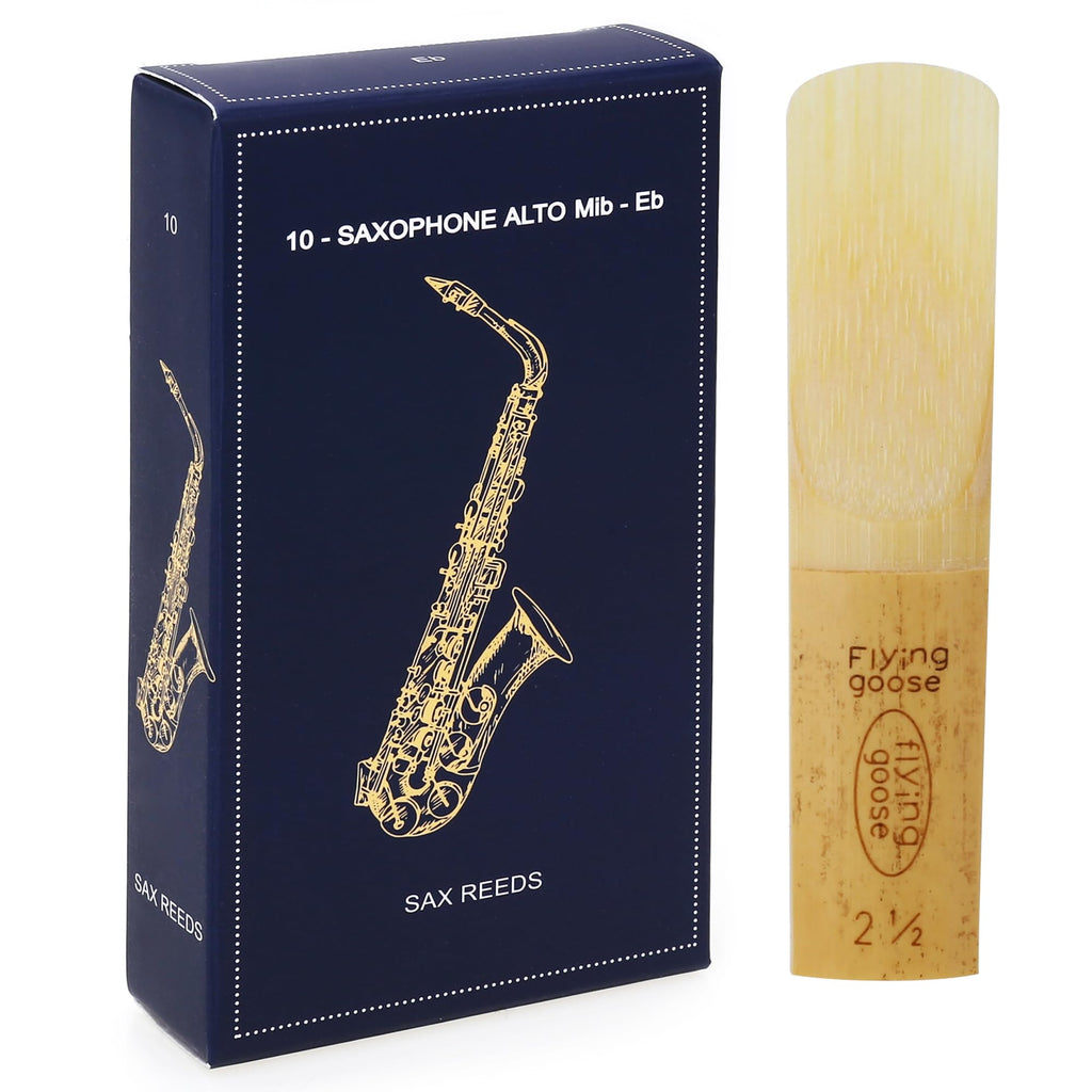 Alto Saxophone Reeds Strength 2.5 Natural Cane 10-Pack W296