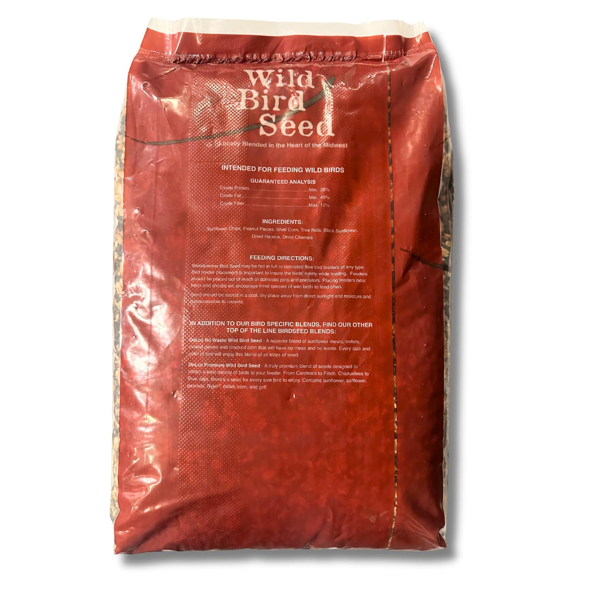 Wild Bird Seed 20 lb Bag Fruit & Nut with Sunflowers V673414