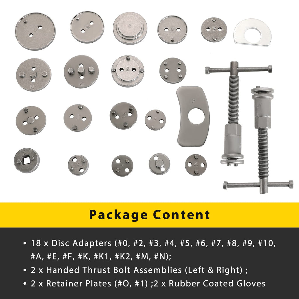 24PCS Disc Brake Caliper Tool Kit A244360