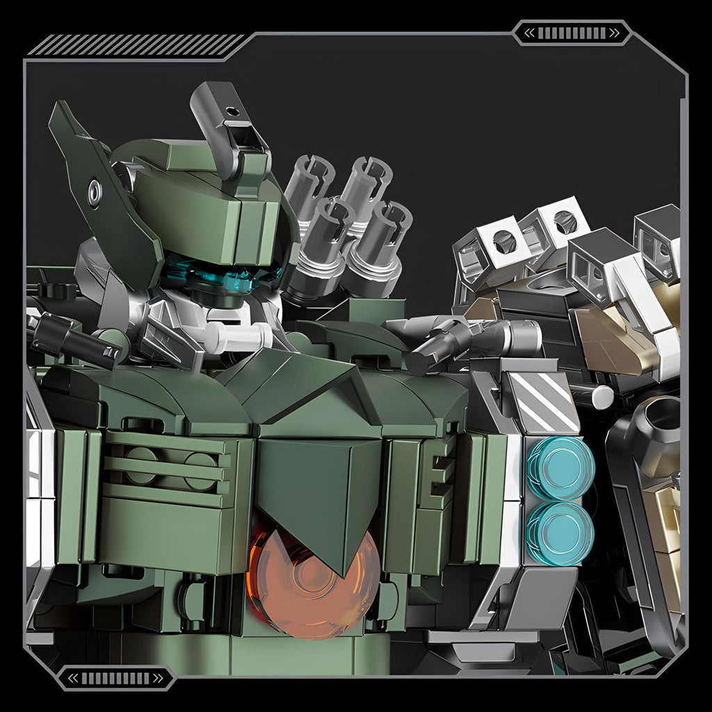 Mech Robot Model Building Blocks Toy Set 1403 Pieces N9550