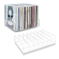 2 Pcs Clear Acrylic CD Holder L5214