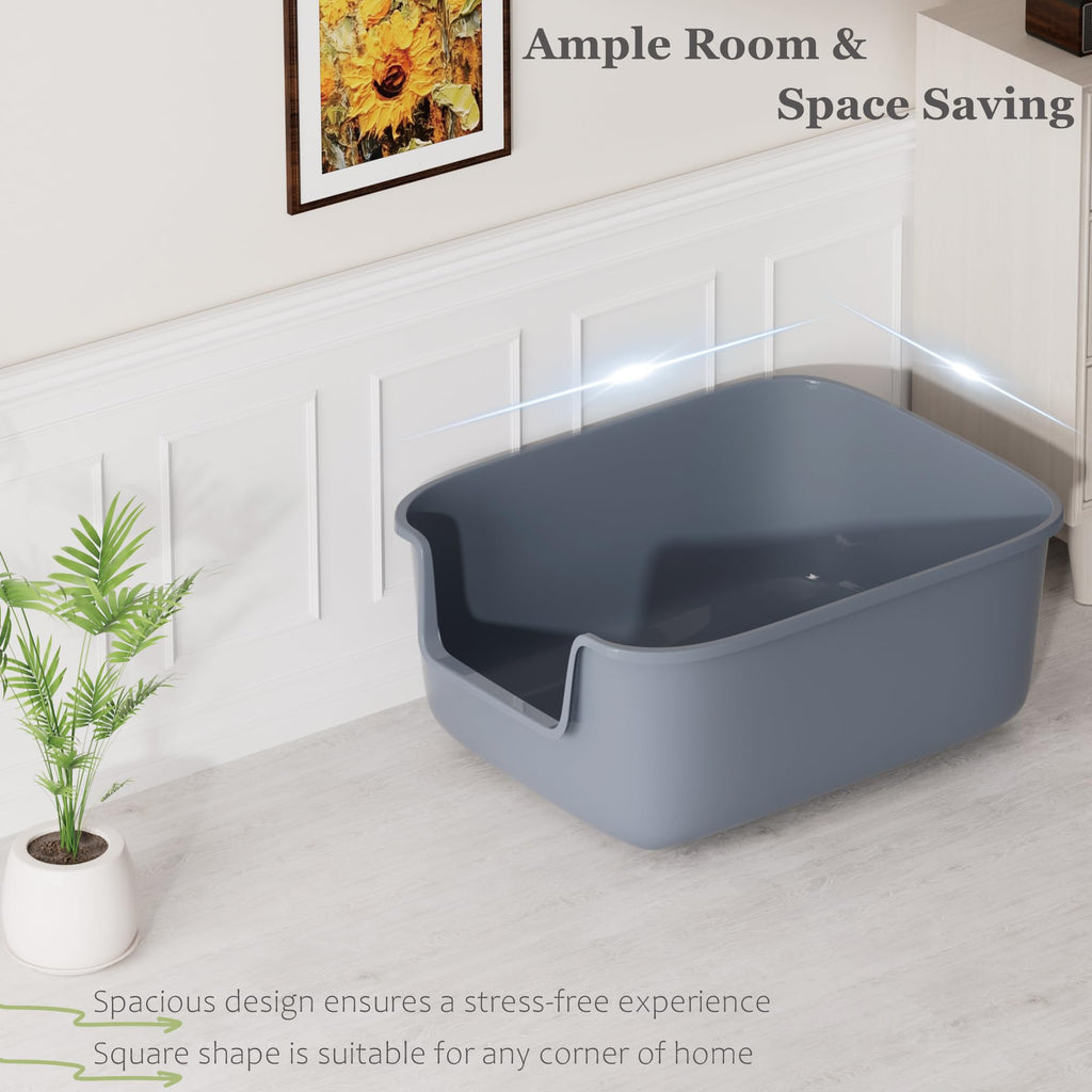 Large High Sided Anti-Splashing Cat Litter Box H846