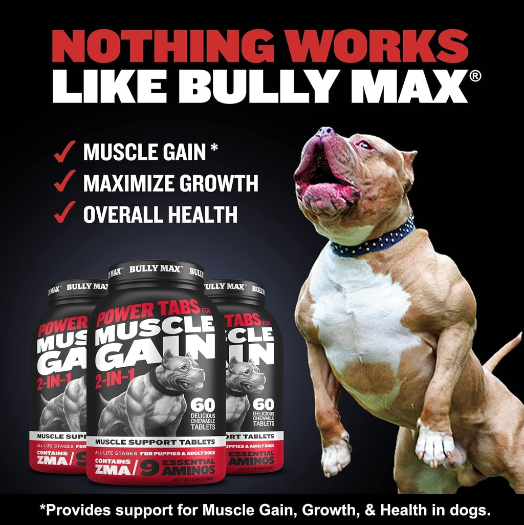 Liquid Dog Muscle Builder and Power Tabs Bundle L5974