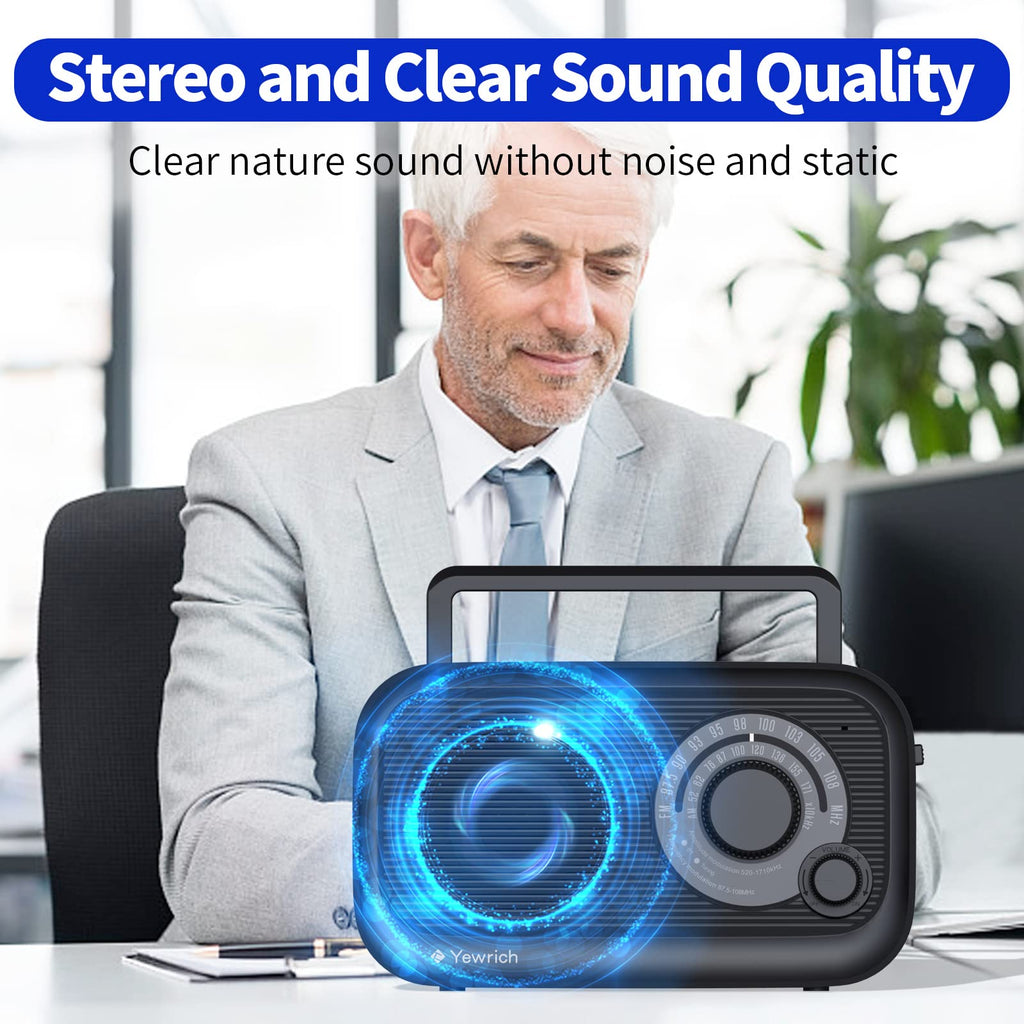 AM FM Radio with Bluetooth J501
