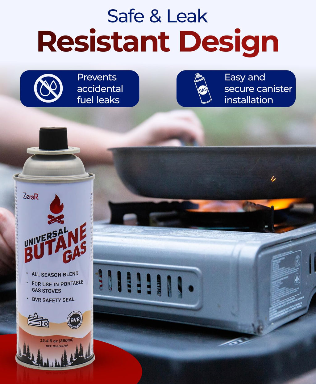 Butane Fuel Canister Cartridge 13.4 fl oz Y378