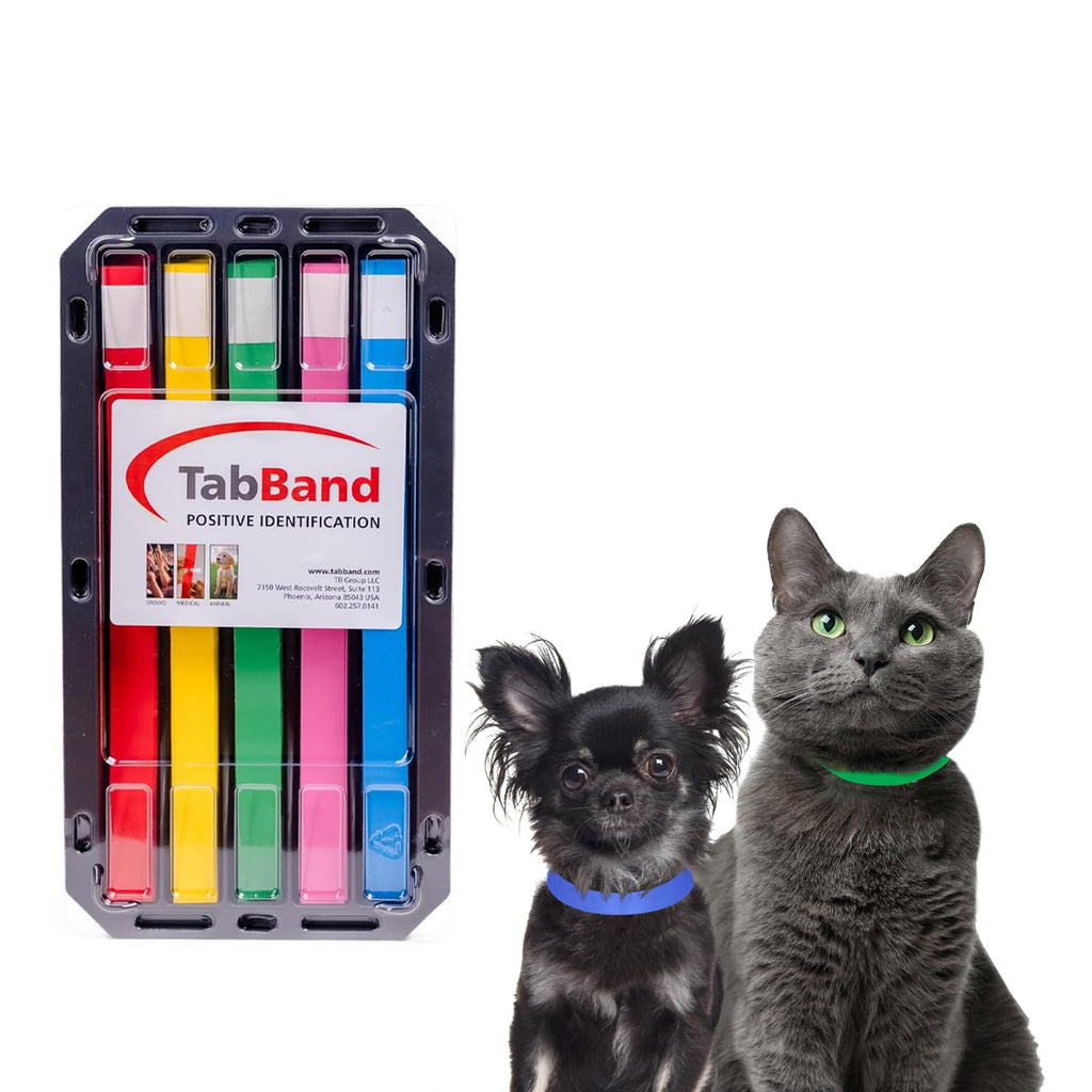 10 Inch 500 Count Waterproof Writable Pet ID Collars D549