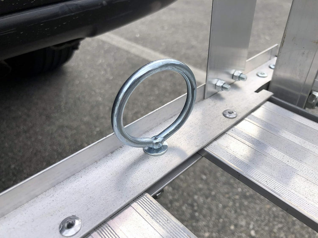 Aluminum Hitch Mount Wheelchair Carrier with 47" Ramp B7880