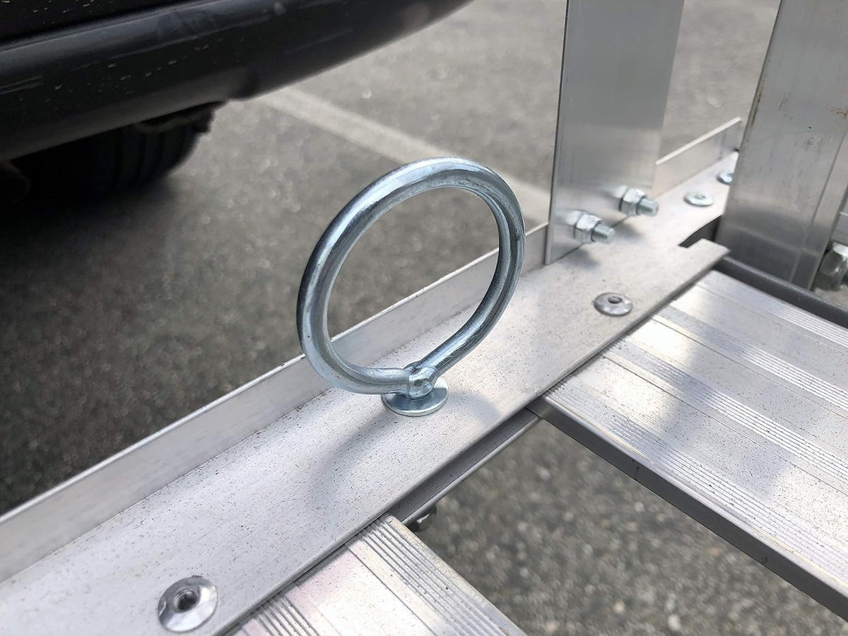 Aluminum Hitch Mount Wheelchair Carrier with 47" Ramp B7880